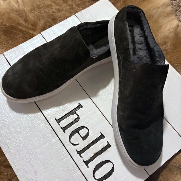 Vince Shoes - VINCE, Style: Verrell Suede Slip-on sneaker